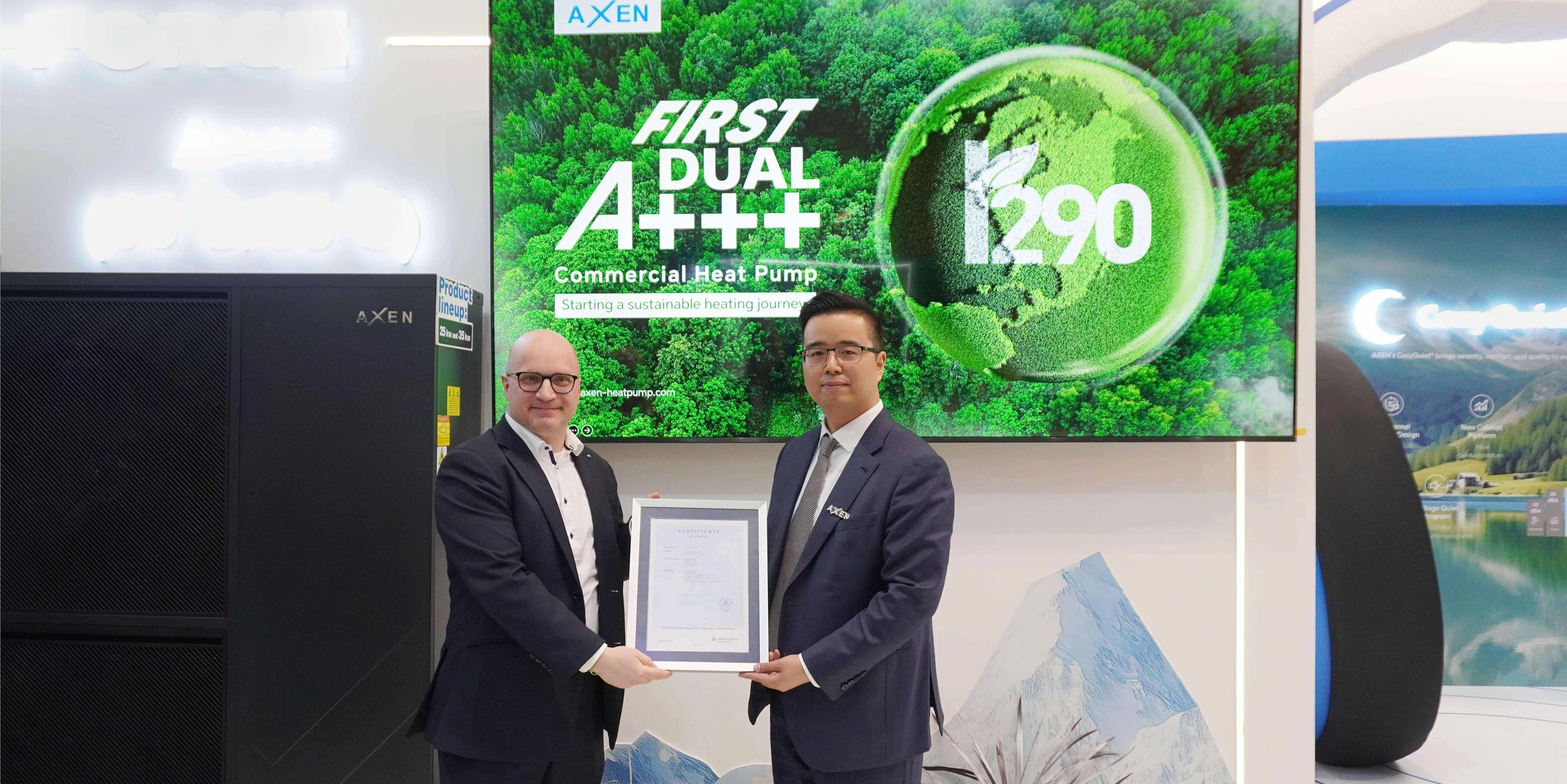 AXEN at ISH 2025 – X-Force Commercial Heat Pump Launch