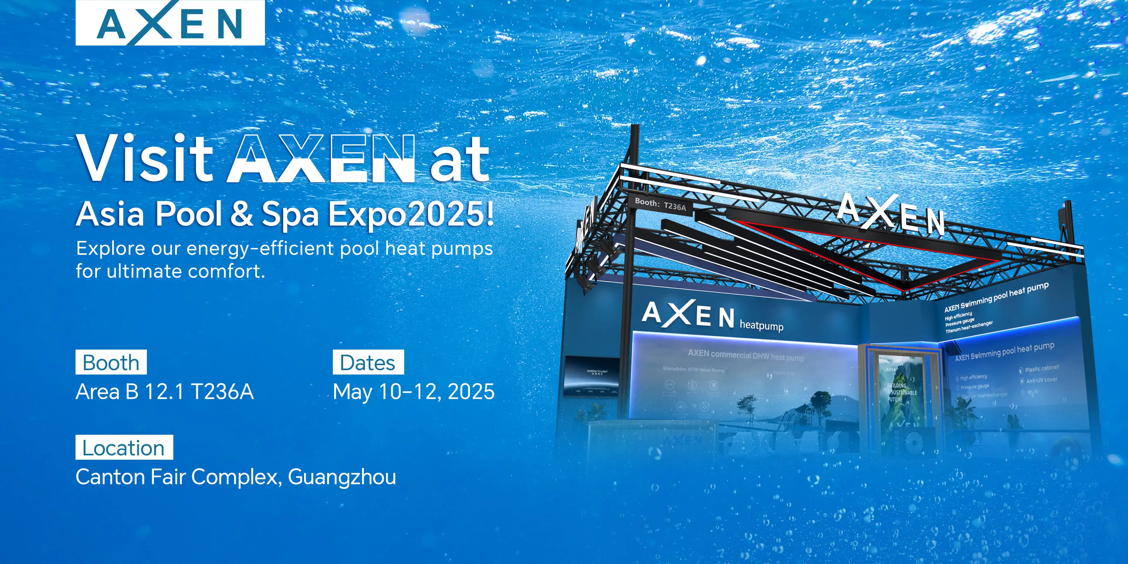 AXEN at Asia Pool & Spa Expo 2025
