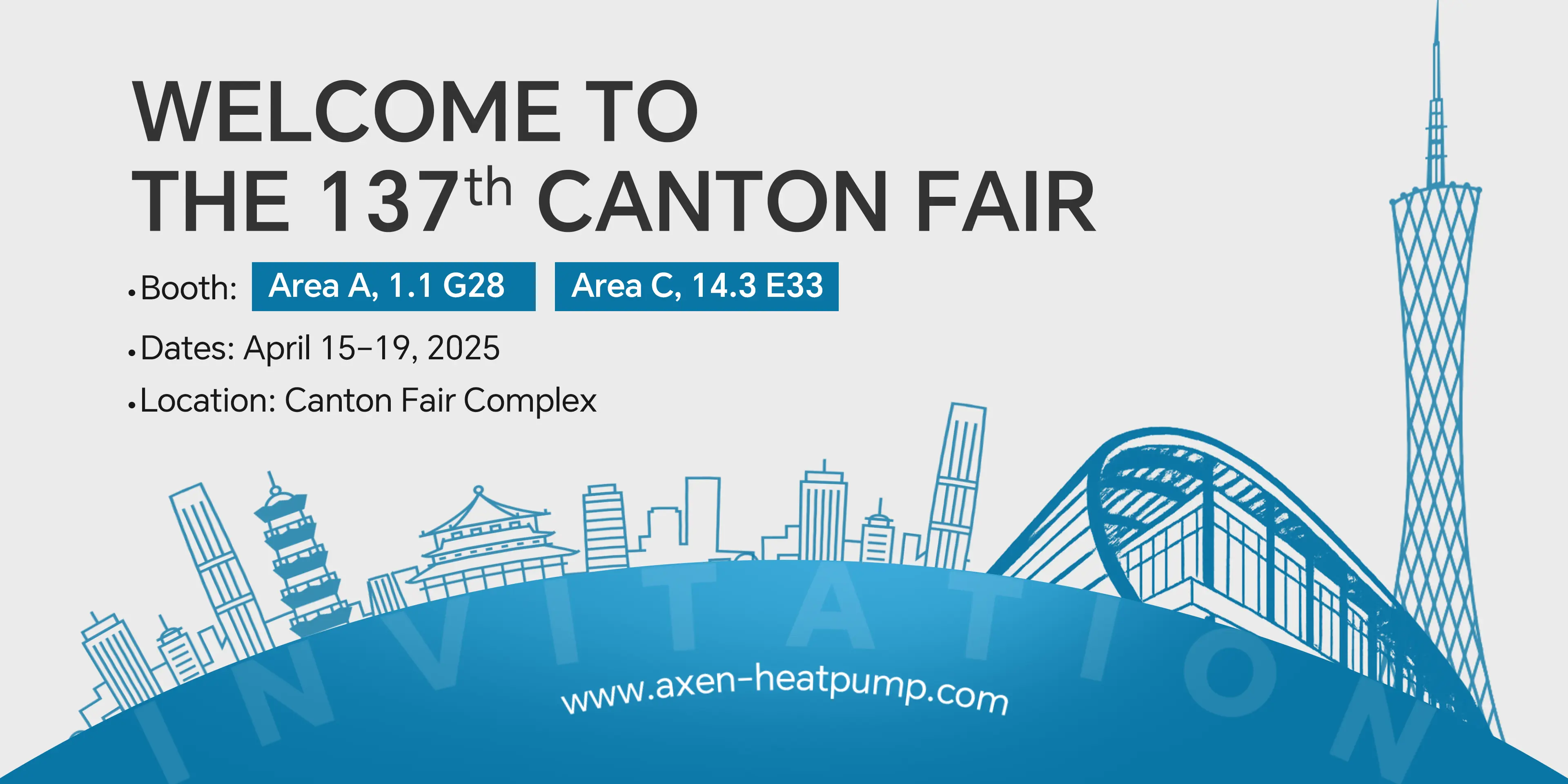 Join AXEN at the 2025 Spring Canton Fair!