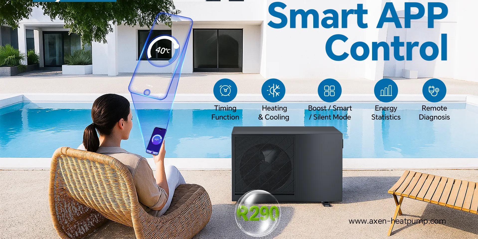 Smart APP Control — your pool, your rules
