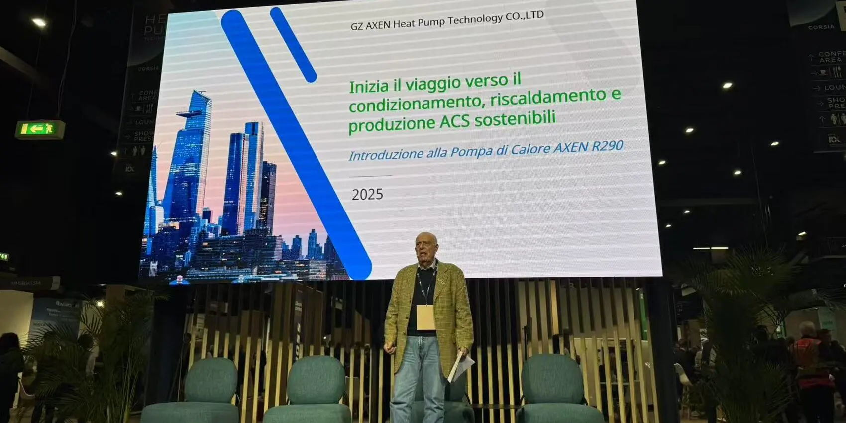 AXEN's Insightful Talk at Heat Pump Technologies 2025!